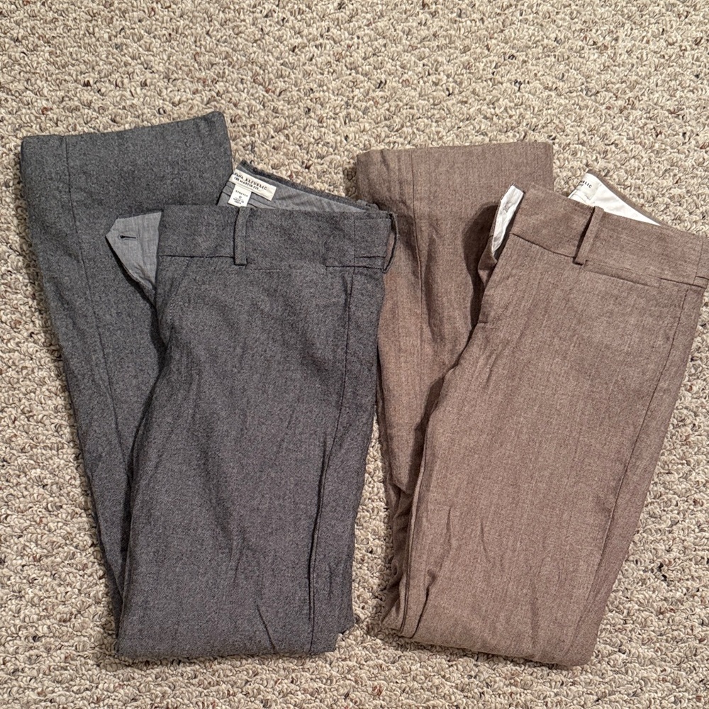 Banana Republic Men's Gray and Tan Chinos